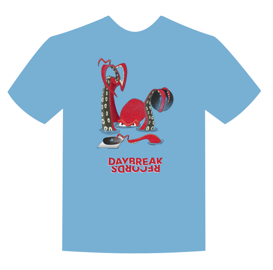The Rocktopus - Limited to 50 -  Sm - 4XL Blue T-Shirt (tri-Blend) Put size you need in notes on checkout